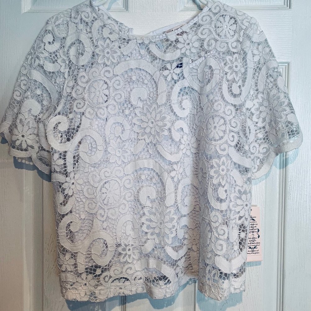 White Lace Shirt
